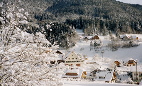 Winter-Blick nach unten